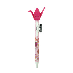 Origami crane Ballpoint pen Pink
