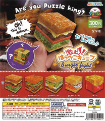 Burger Fight! Hamburger 6-Sided Puzzle 40-Piece Set